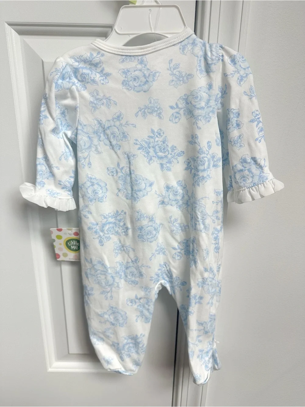 Little Me floral sleeper 3m new with tags